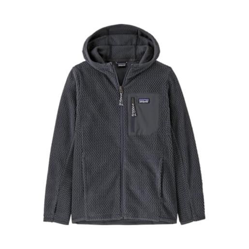 Patagonia k's r1 air full-zip hoody felpa, blu (smolder blue), 14 anni unisex-bambini