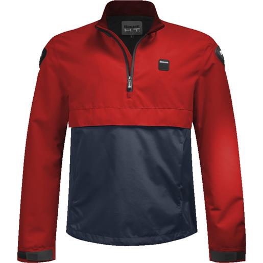 Blauer H.T. pring pull man giacca da moto in tessuto uomo rosso
