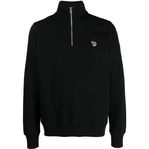 PS Paul Smith felpa con ricamo - nero