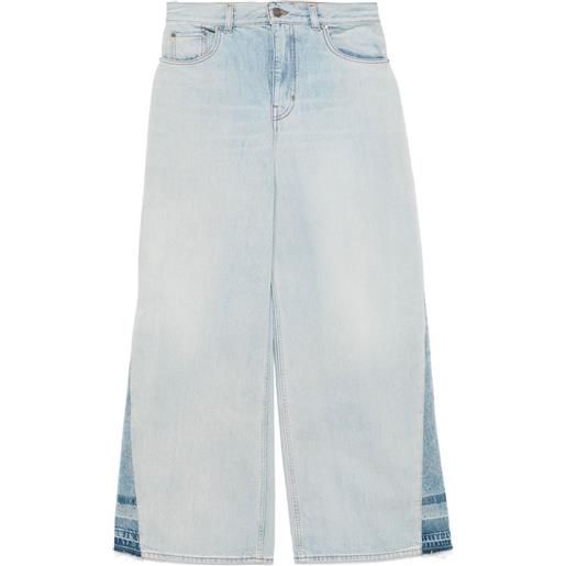 Chloé jeans a gamba ampia - blu