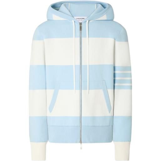 Thom Browne felpa a righe - blu