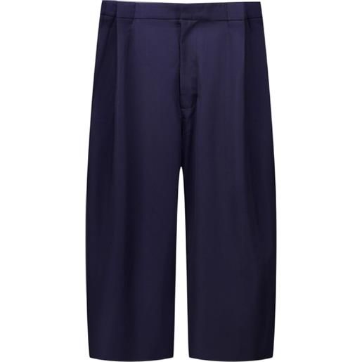 Natasha Zinko shorts gessati - blu