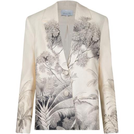 Johanna Ortiz rock the plan tropical-print jacket - toni neutri