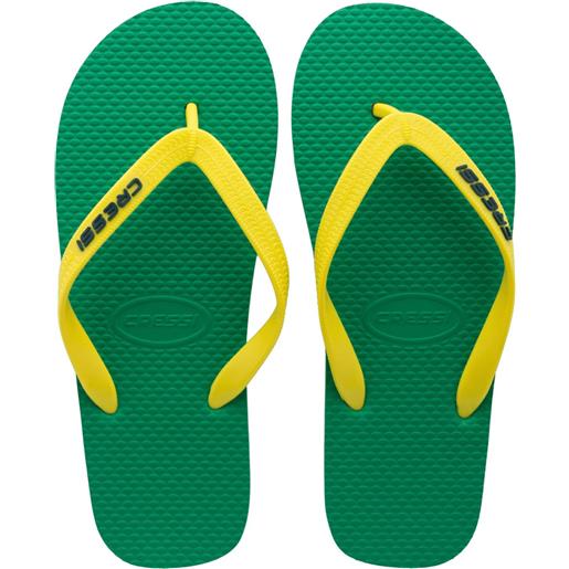 CRESSI infradito beach verde/giallo 41/42
