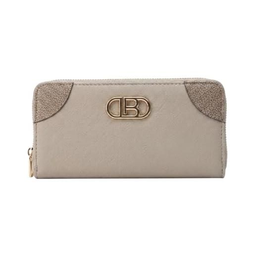 Laura Biagiotti portafoglio donna in pu, design con logo dorato, con portamonete e scatola regalo