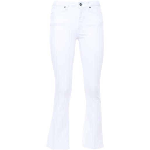 Dondup jeans bianchi a zampa