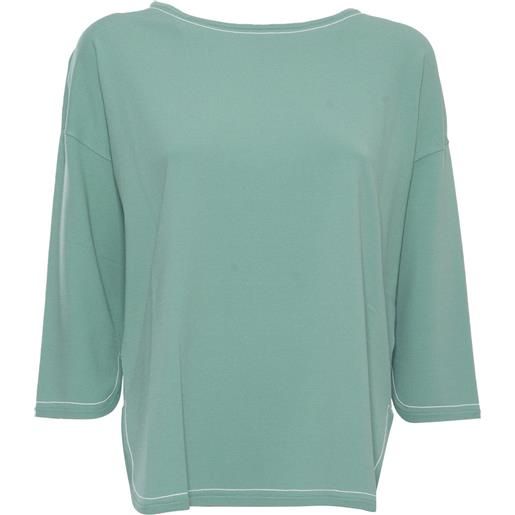 Kangra Cashmere maglia verde acqua