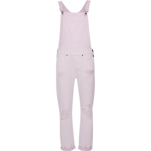 Dondup salopette in denim rosa