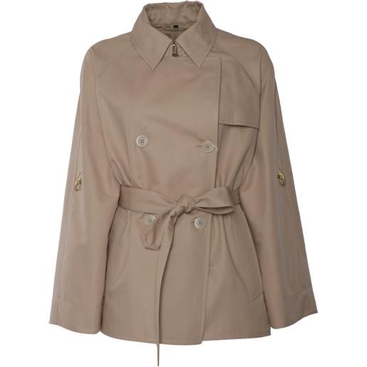 Fay trench corto marrone
