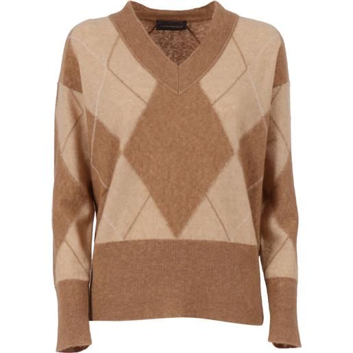 LORENA ANTONIAZZI knit v neck