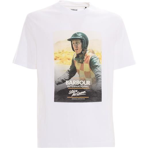 BARBOUR nicholl smq graphic t-shirt