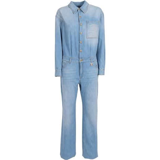 ELISABETTA FRANCHI tuta donna jeans