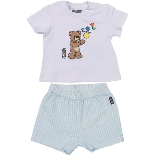 Moschino Kid blusa m/c + shorts