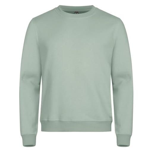 Cli. Que felpa unisex da adulto miami girocollo, verde salvia, m