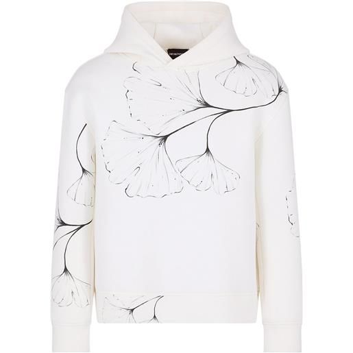 Emporio Armani felpa con stampa - bianco