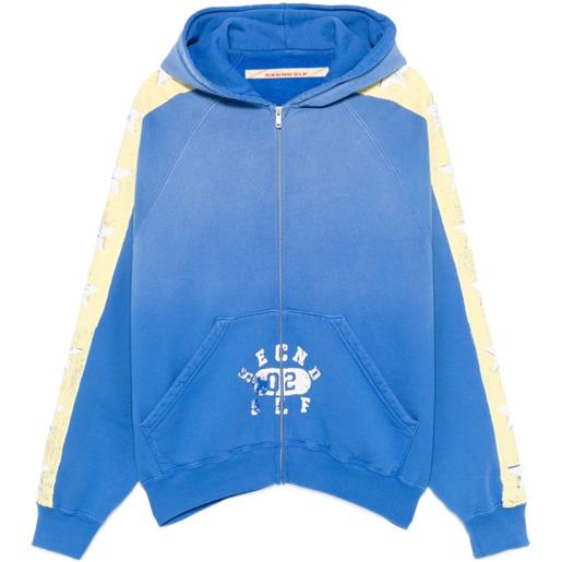 SECND SLF felpa con stampa - blu