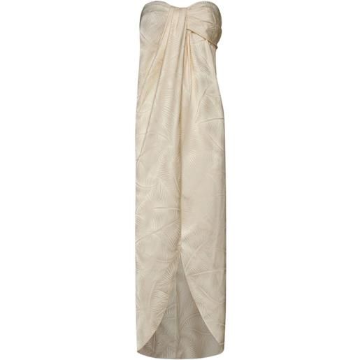 Johanna Ortiz graceful palm-jacquard top - toni neutri