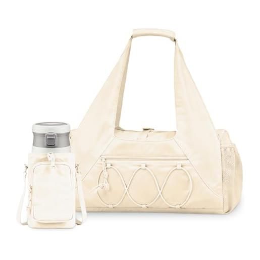 BORDEAG borsa palestra donna piccola, larghezza 45 cm, altezza 26 cm borsa sportiva, gym duffel bag, borsa sportiva da donna, piccola borsa da palestra per viaggi, escursioni, nuoto, yoga, campeggio