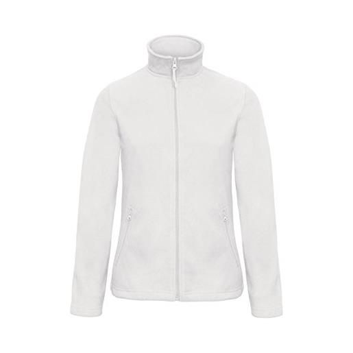 B&C Collection fleece id. 501 da donna in pile caldo da donna - bianca (xs)
