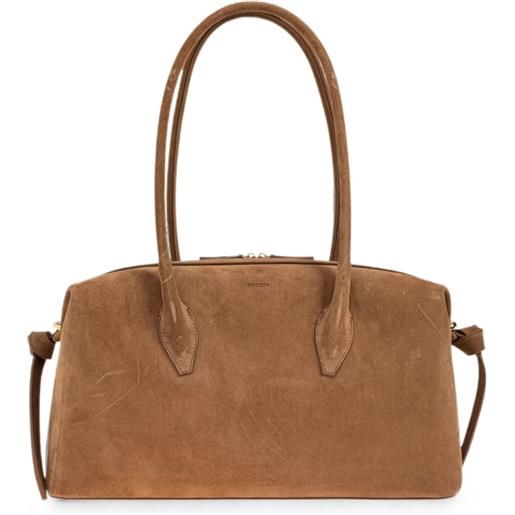Yuzefi brioche duffle shoulder bag - marrone