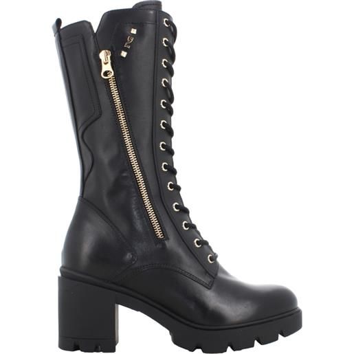Nero giardini anfibio donna con tacco i514882d/100