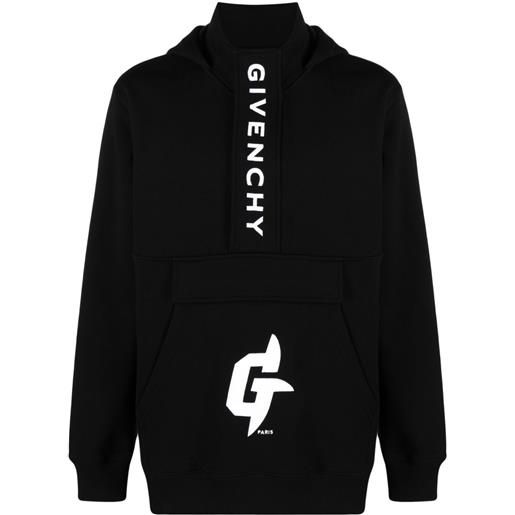 Givenchy felpa con cappuccio - nero