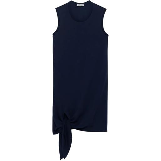 JW Anderson abito corto con nodo - blu