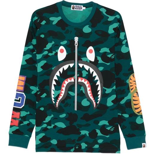 A BATHING APE® felpa girocollo - verde