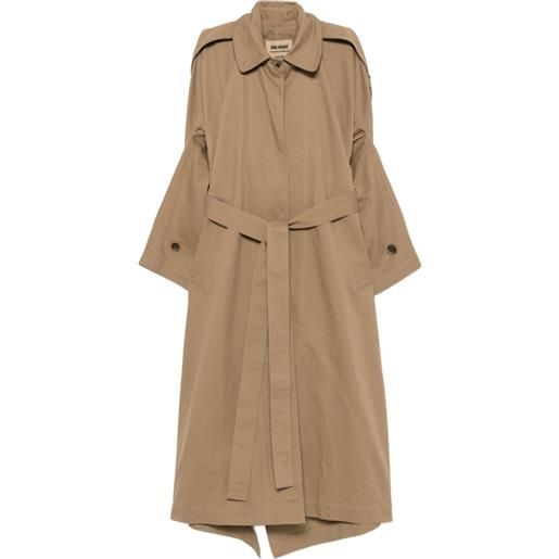 Uma Wang belted trench coat - marrone