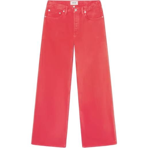 AGOLDE jeans arc a gamba ampia - rosso