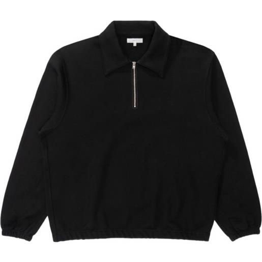 Lady White Co. felpa topper con zip - nero