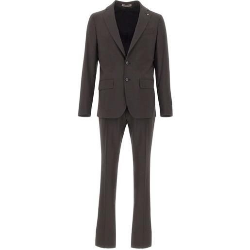 Corneliani completo due pezzi monopetto - marrone