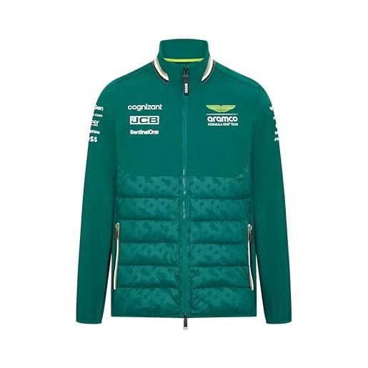 Aston Martin f1 giacca hybrid della squadra 2024 da uomo con imbottitura thermore - verde - taglia: xxl