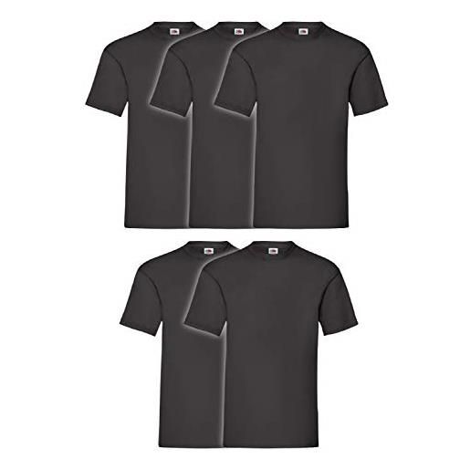 Fruit of the Loom - maglietta, manica corta, uomo, nero (black), l