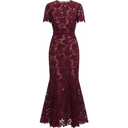 Self-Portrait lace midi dress