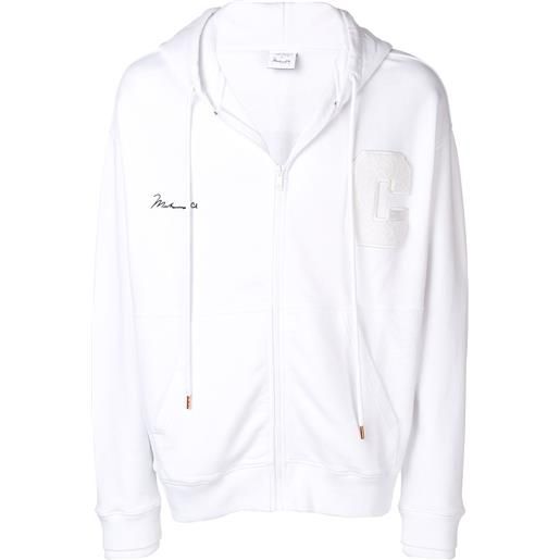 COUNTY OF MILAN felpa con cappuccio marcelo burloin x muhammad ali - bianco