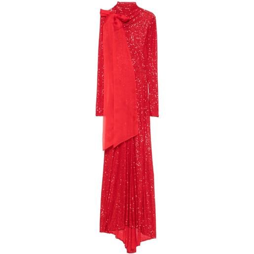 Atu Body Couture abito da sera con paillettes - rosso