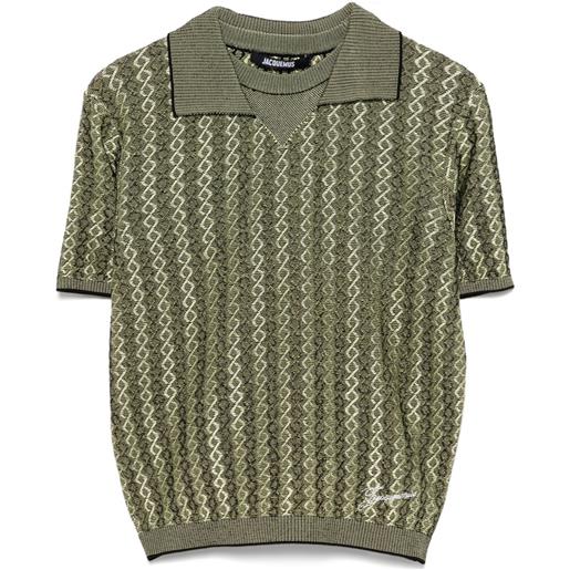 Jacquemus polo le marino - nero