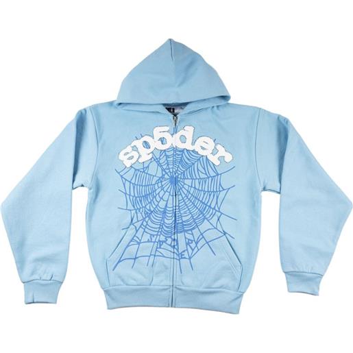 SP5DER felpa og web con cappuccio - blu