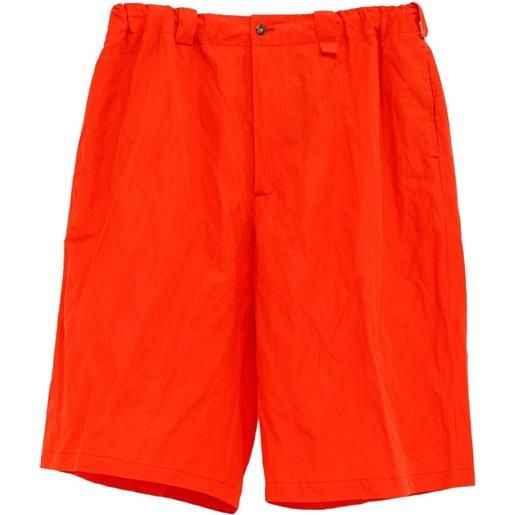 Willy Chavarria shorts toluca con vita elasticizzata - rosso
