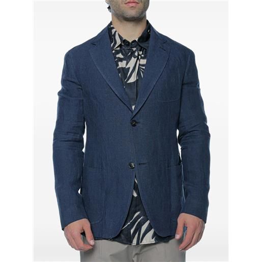 Emporio Armani blazer monopetto - blu