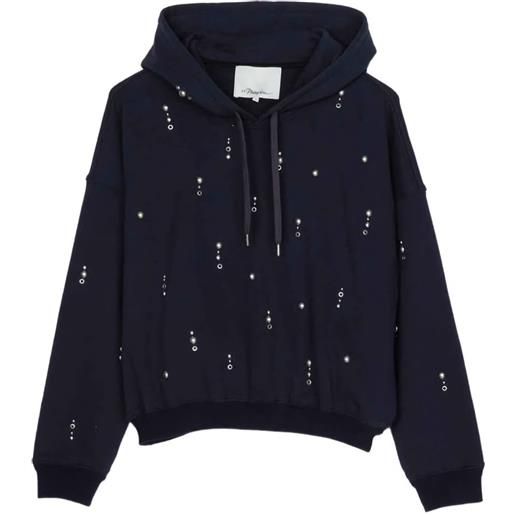 3.1 Phillip Lim felpa con cappuccio - blu