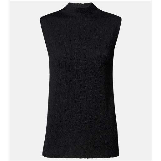 The Row top oakson in maglia di seta
