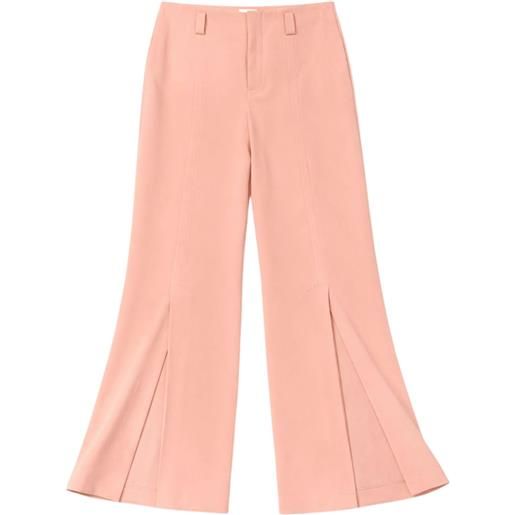 BABYLON pantalone ampio con spacchi frontali