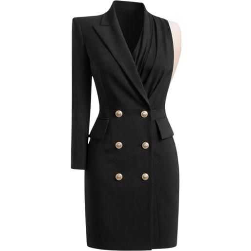 Babylon - abito blazer asimmetrico monospalla