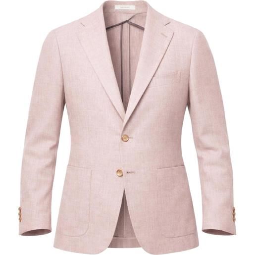 Tagliatore giacca uomo monopetto misto lino, rosa
