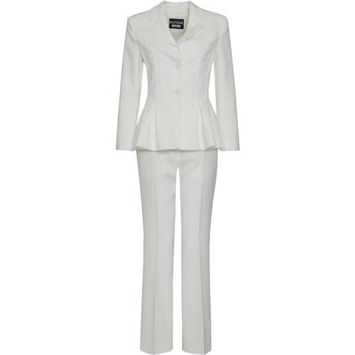 Moschino boutique tailleur donna, bianco
