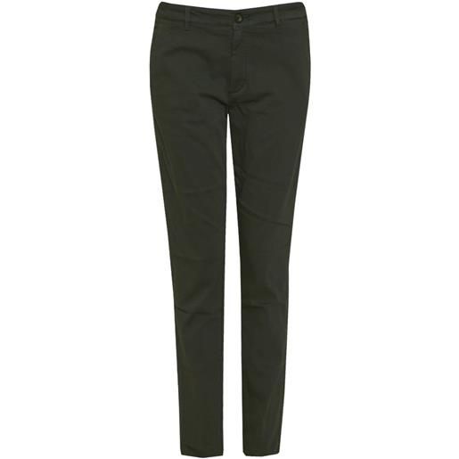 40Weft pantaloni donna chino, verde militare