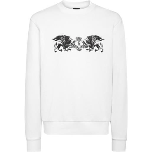 Billionaire felpa con grafica - bianco