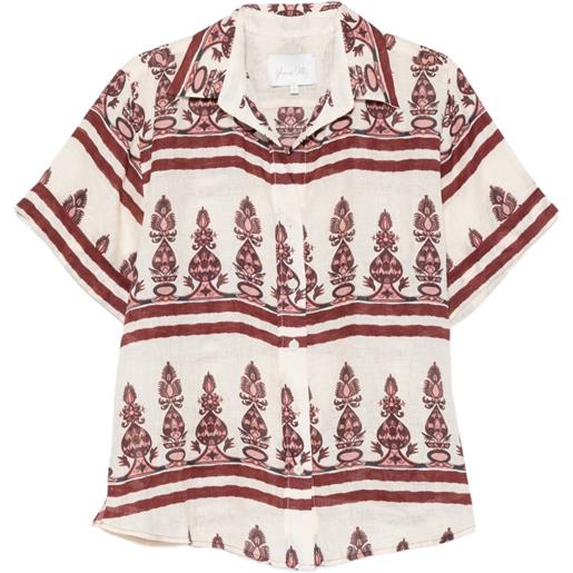 Johanna Ortiz la creciente printed shirt - toni neutri